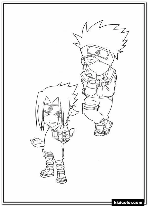 Desenhos de Naruto And Sasuke Para Colorir 14