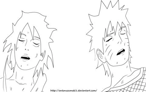 Desenhos de Naruto And Sasuke Para Colorir 17