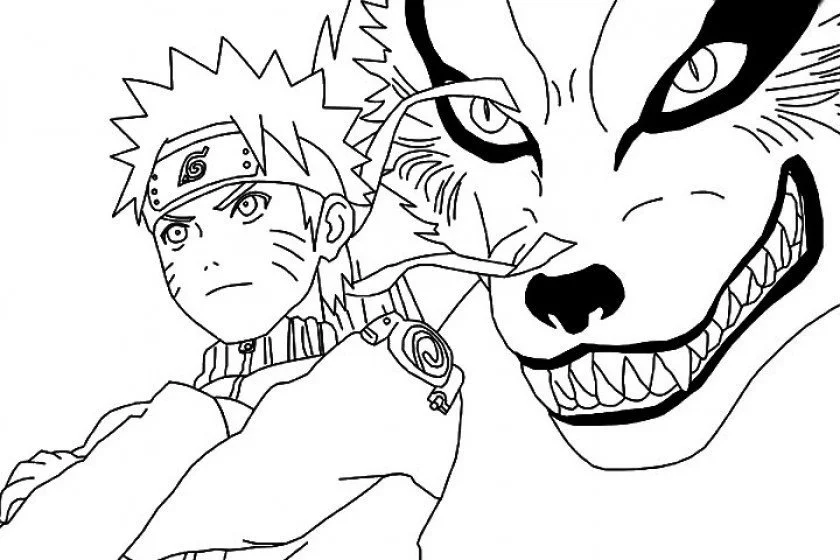Desenhos de Naruto And Sasuke Para Colorir 26