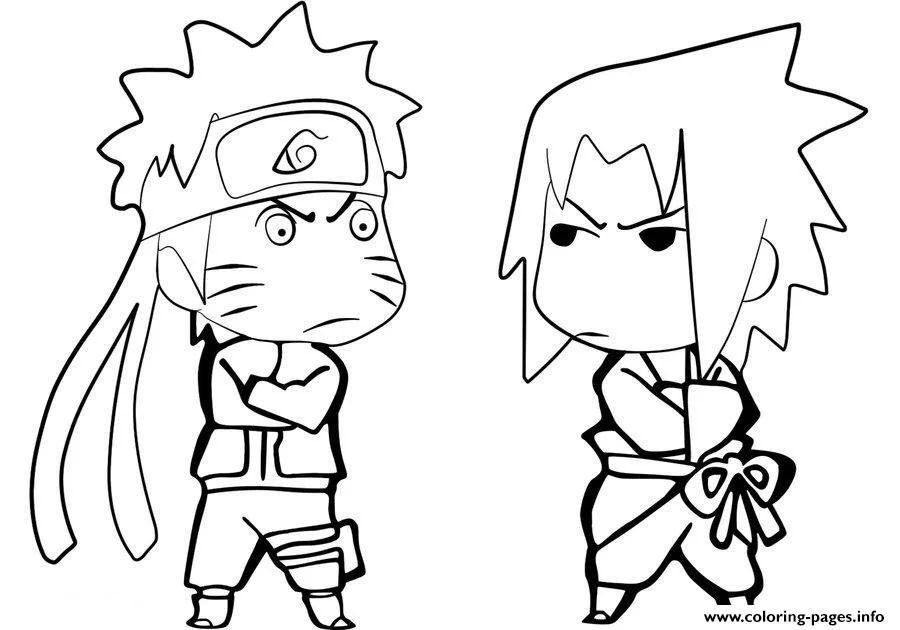 Desenhos de Naruto And Sasuke Para Colorir 28