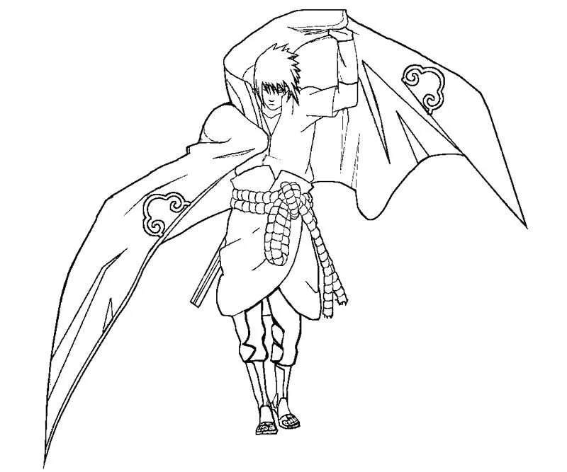 Desenhos de Naruto And Sasuke Para Colorir 3