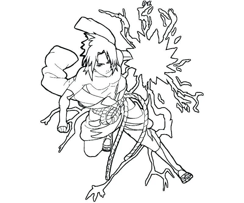 Desenhos de Naruto And Sasuke Para Colorir 33