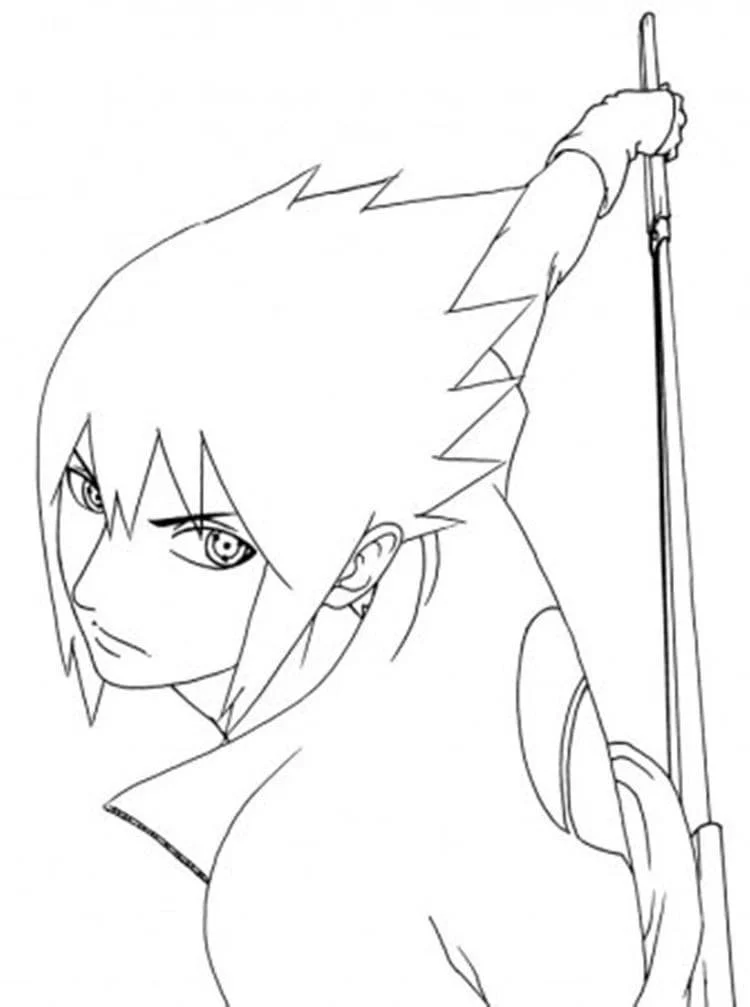 Desenhos de Naruto And Sasuke Para Colorir 38
