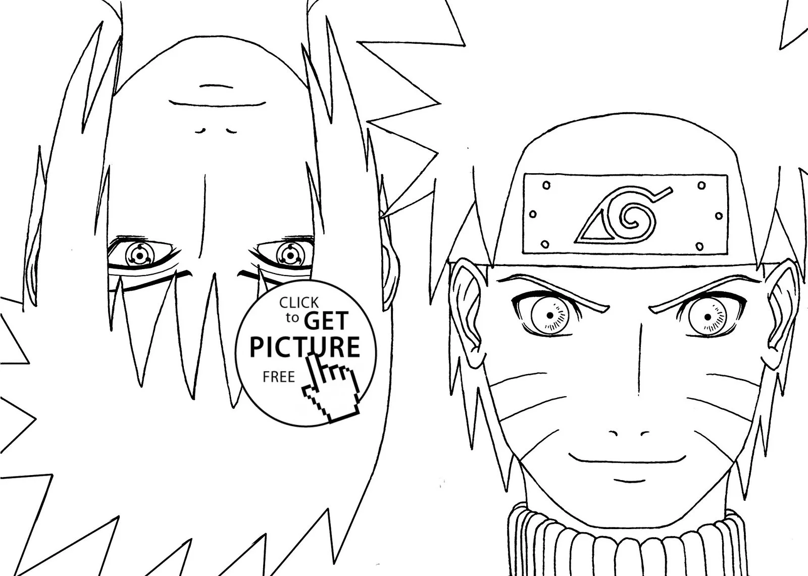 Desenhos de Naruto And Sasuke Para Colorir 41
