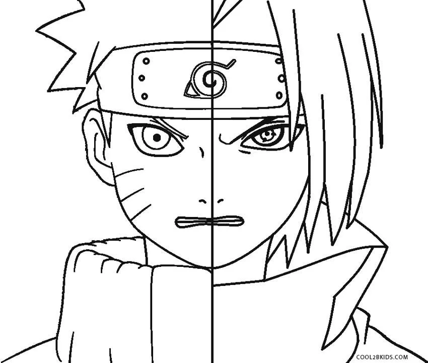 Desenhos de Naruto And Sasuke Para Colorir 44
