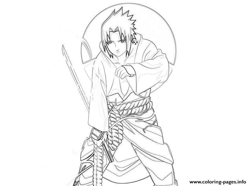 Desenhos de Naruto And Sasuke Para Colorir 46