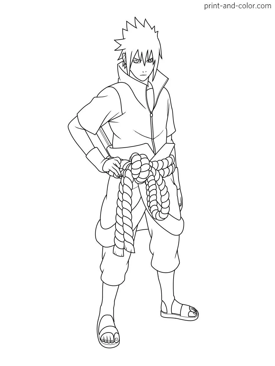 Desenhos de Naruto And Sasuke Para Colorir 49