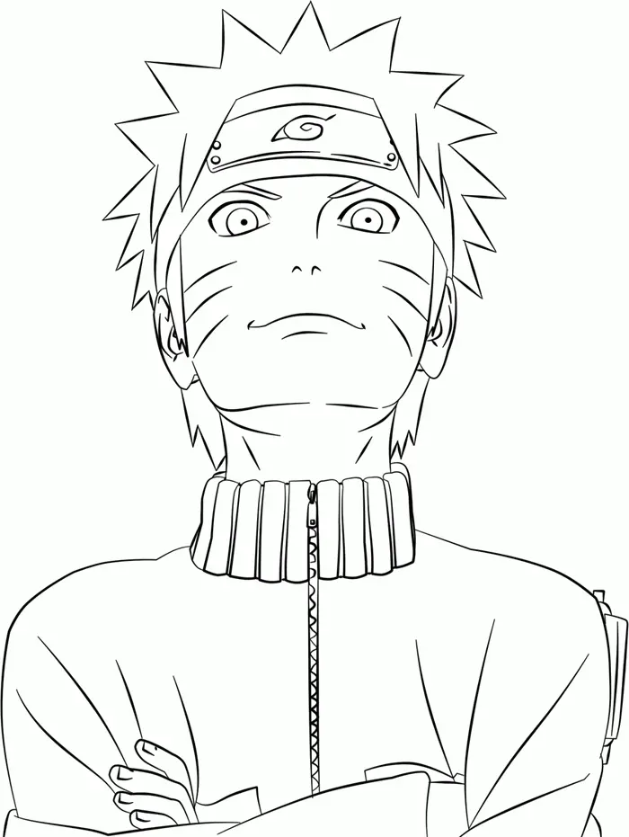 Desenhos de Naruto Para Colorir 10