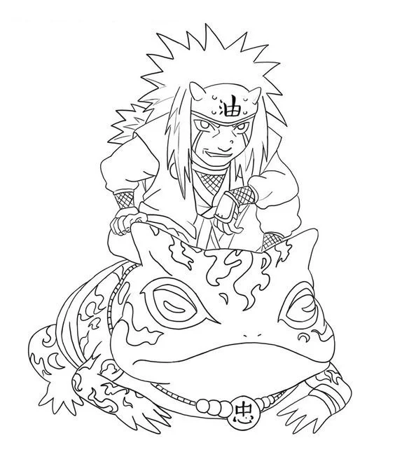 Desenhos de Naruto Para Colorir 16