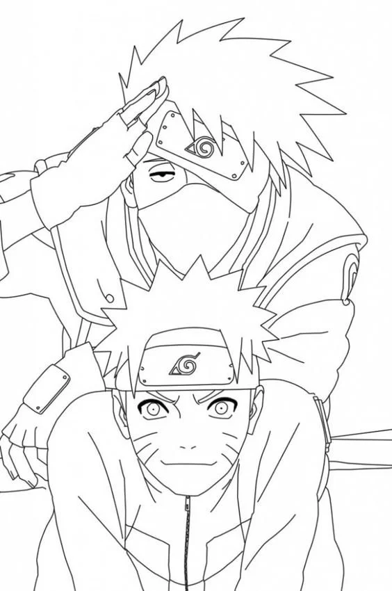 Desenhos de Naruto Para Colorir 20