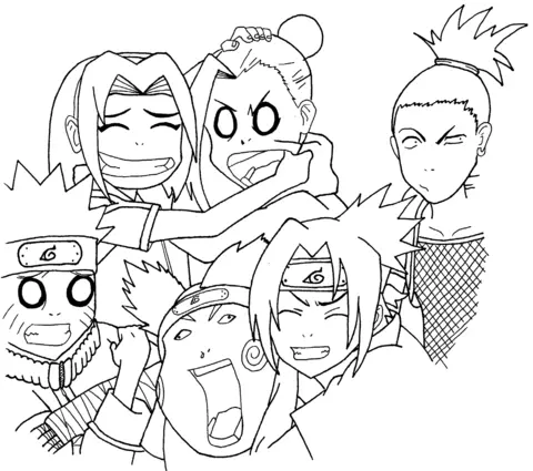 Desenhos de Naruto Para Colorir 27