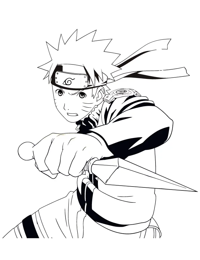 Desenhos de Naruto Para Colorir 6