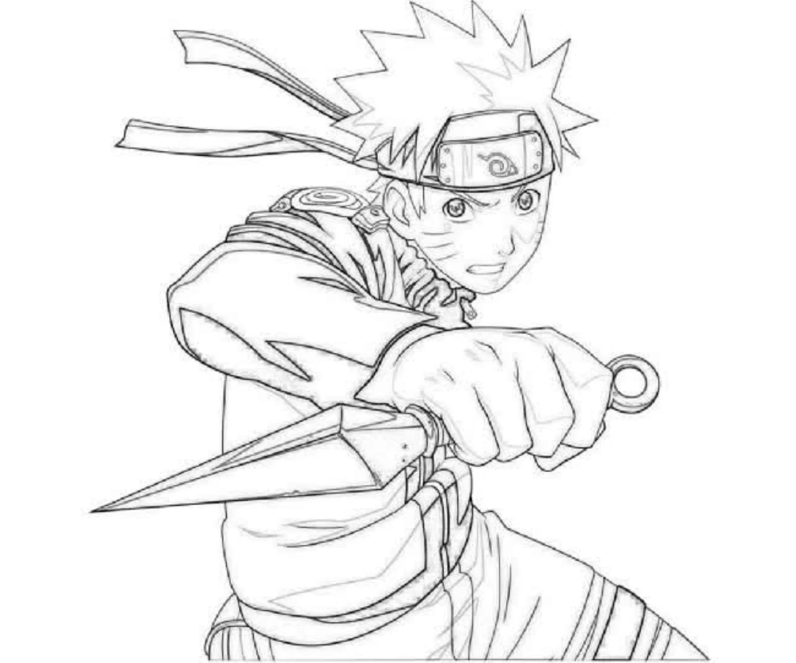 Desenhos de Naruto Para Colorir 7
