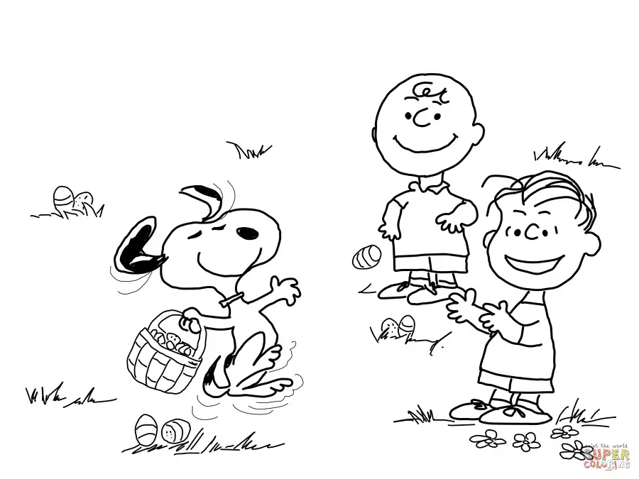 Desenhos de Natal de Charlie Brown Para Colorir 15