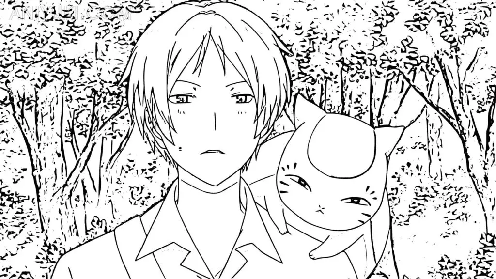 Desenhos de Natsume Yuujinchou Para Colorir 12