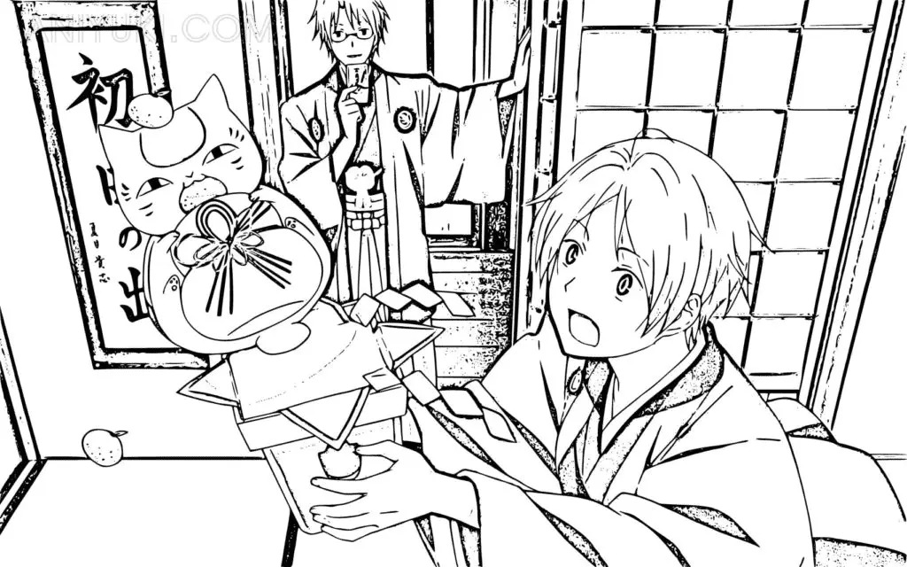 Desenhos de Natsume Yuujinchou Para Colorir 25