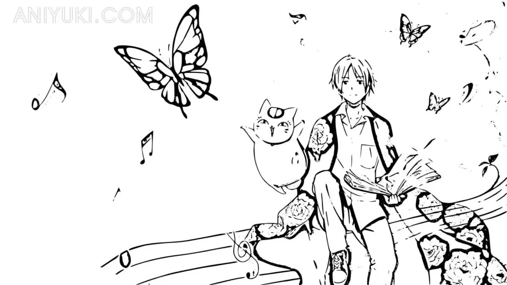 Desenhos de Natsume Yuujinchou Para Colorir 33