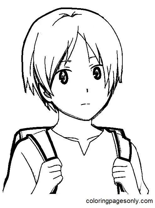 Desenhos de Natsume Yuujinchou Para Colorir 34