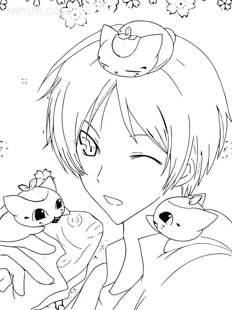 Desenhos de Natsume Yuujinchou Para Colorir 7