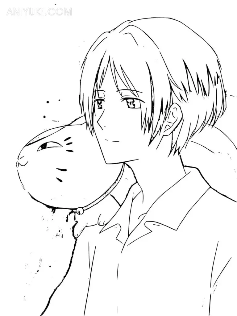 Desenhos de Natsume Yuujinchou Para Colorir 8