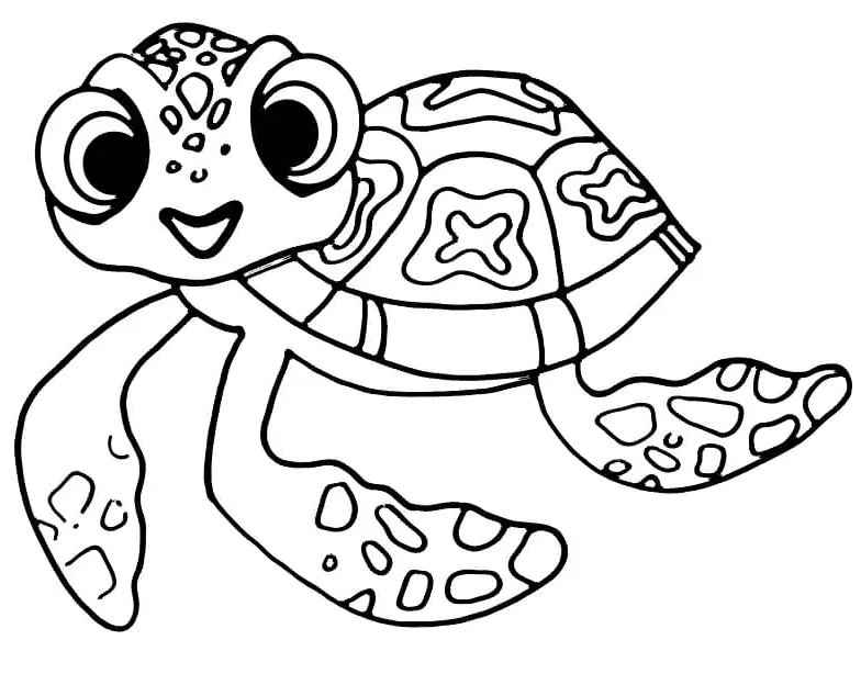 Desenhos de Nemo Squirt Para Colorir 5