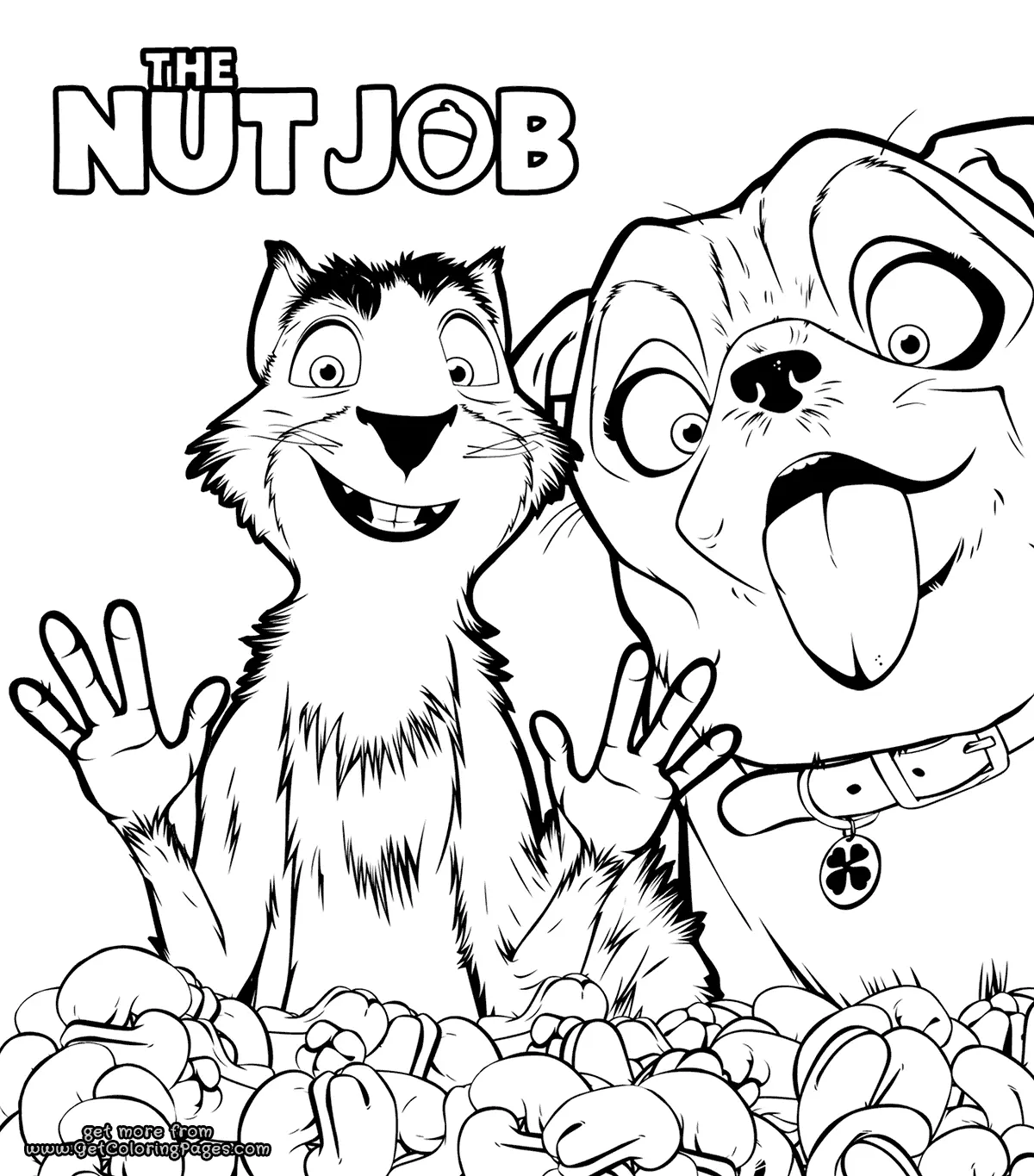 Desenhos de Nut Job Para Colorir 18