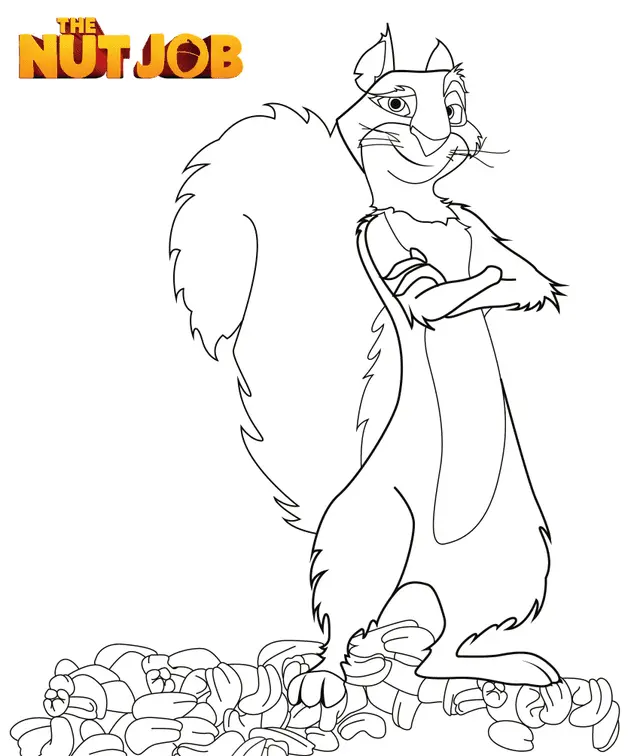 Desenhos de Nut Job Para Colorir 5