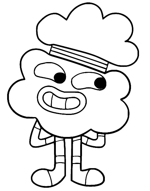 Desenhos de O Incrivel Mundo de Gumball Para Colorir 23