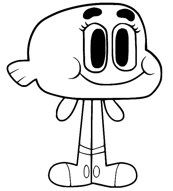 Desenhos de O Incrivel Mundo de Gumball Para Colorir 27