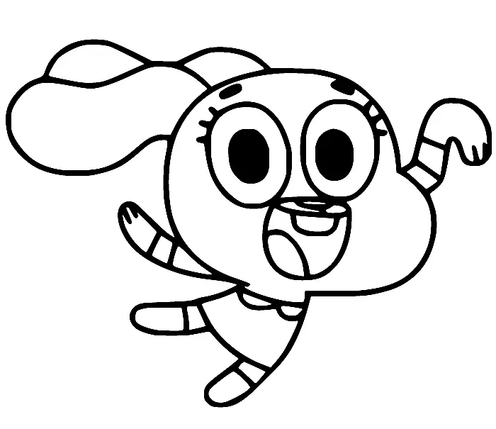 Desenhos de O Incrivel Mundo de Gumball Para Colorir 36