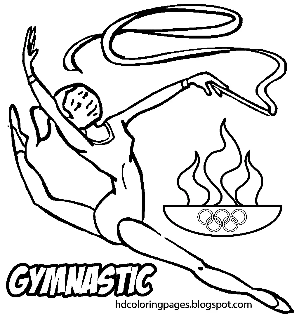 Desenhos de Olimpicos Para Colorir