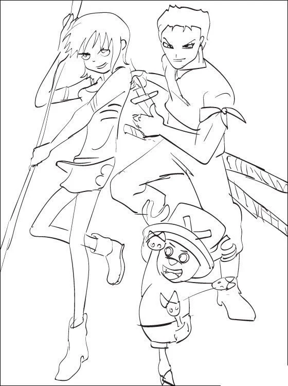 Desenhos de One Piece Para Colorir 20