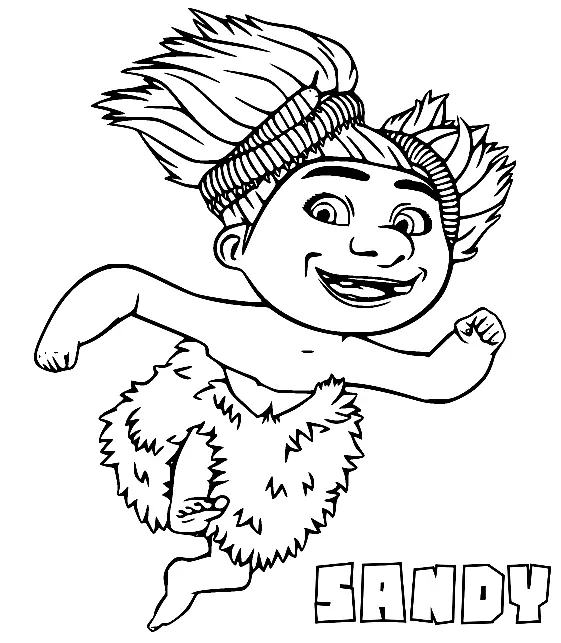 Desenhos de Os Croods Para Colorir