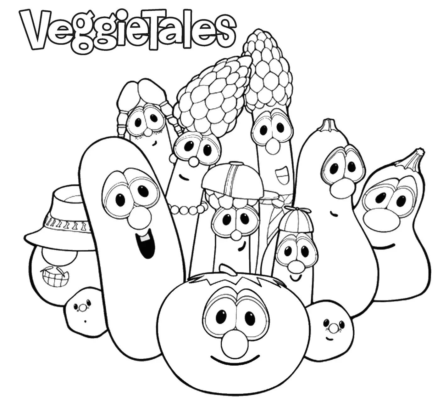 Desenhos de Os VegeTais Para Colorir 1