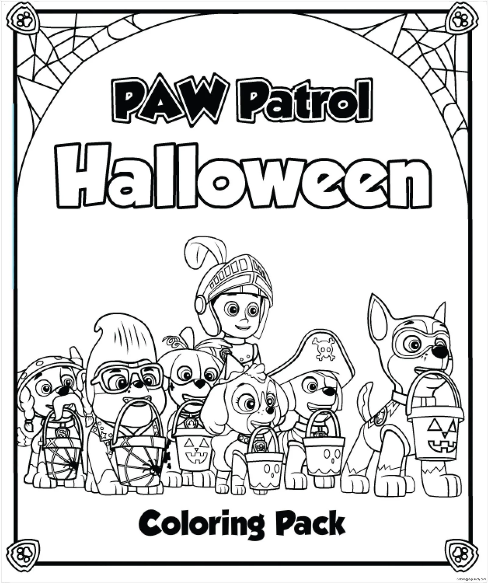 Desenhos de Patrulha Canina Marshall Para Colorir 37