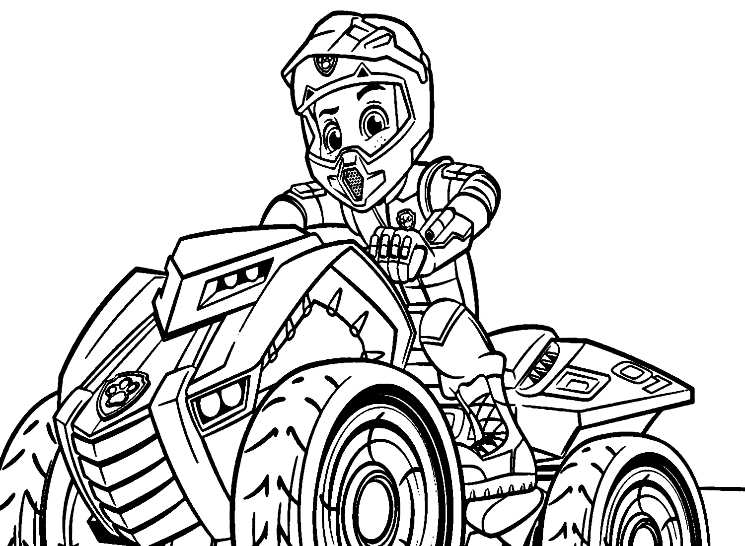 Desenhos de Patrulha Canina Ryder Para Colorir 24