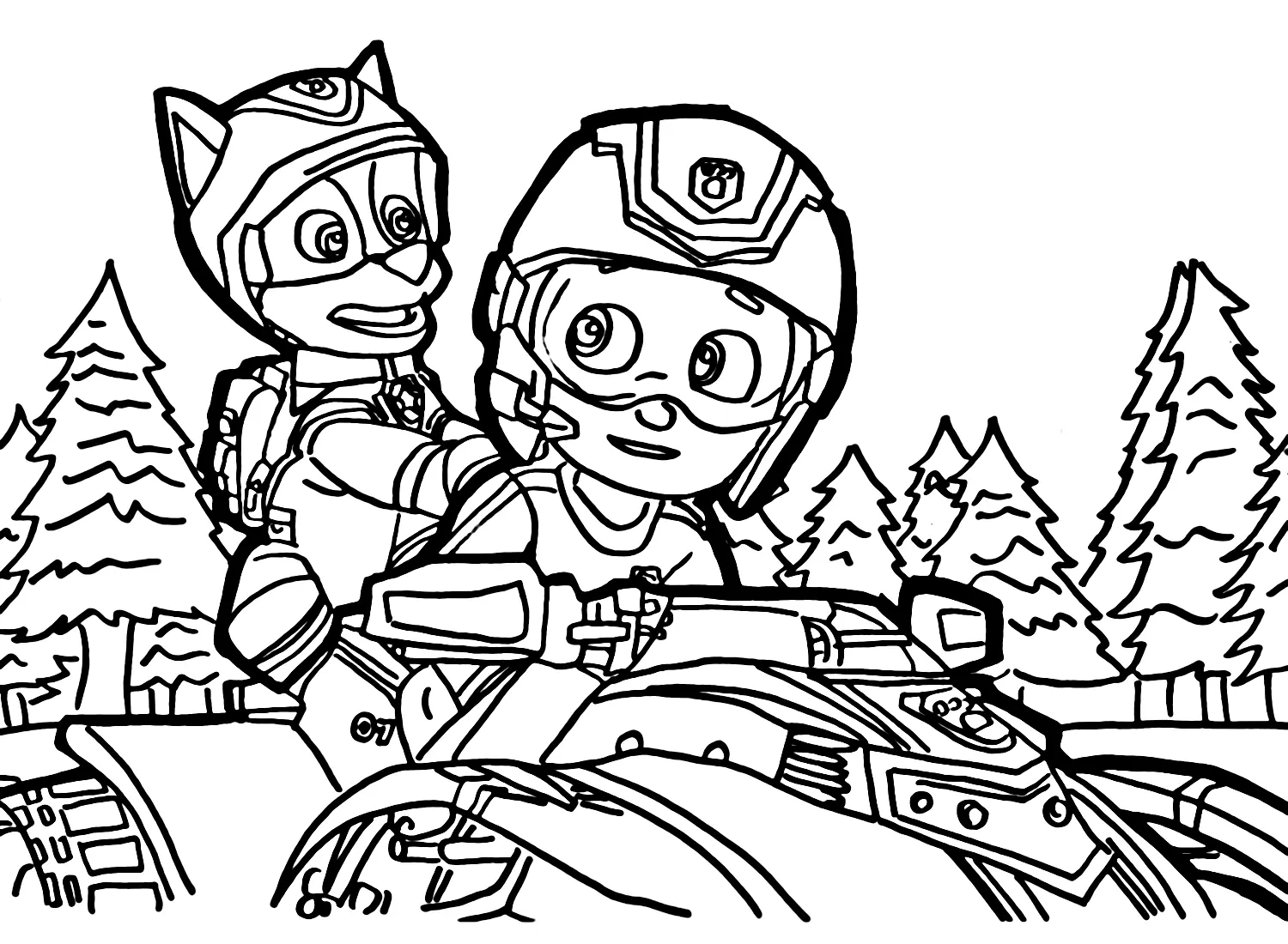 Desenhos de Patrulha Canina Ryder Para Colorir 27