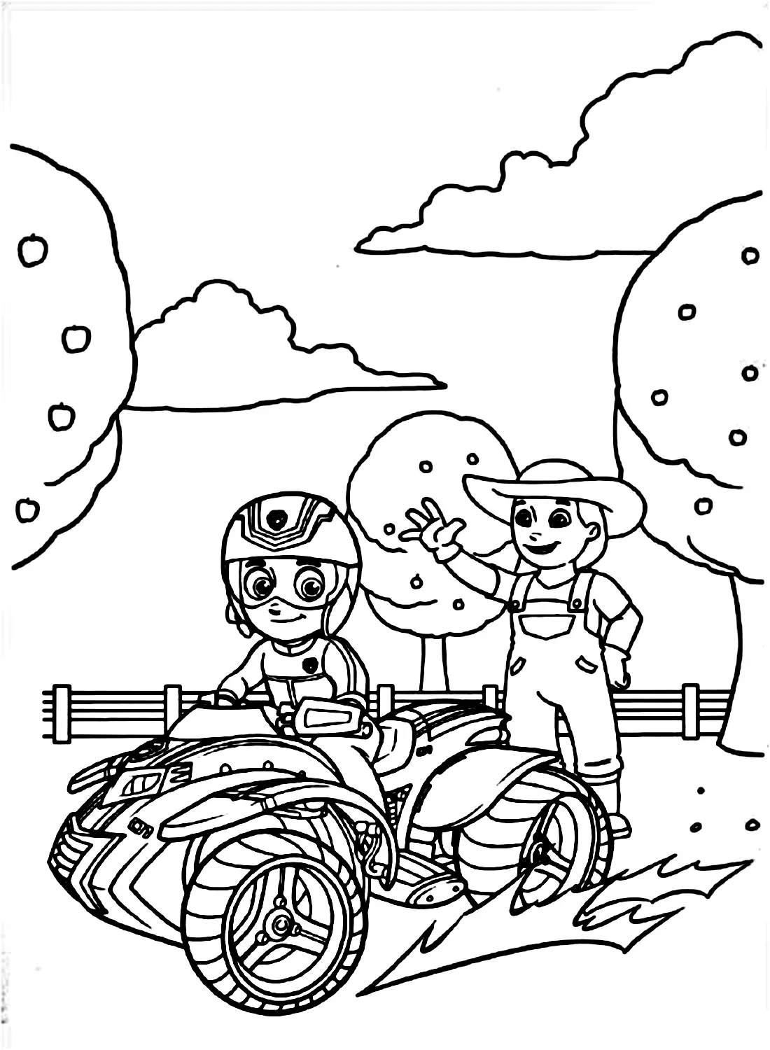 Desenhos de Patrulha Canina Ryder Para Colorir 29