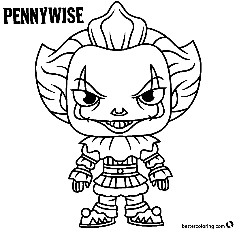 Desenhos de Pennywise Para Colorir 11
