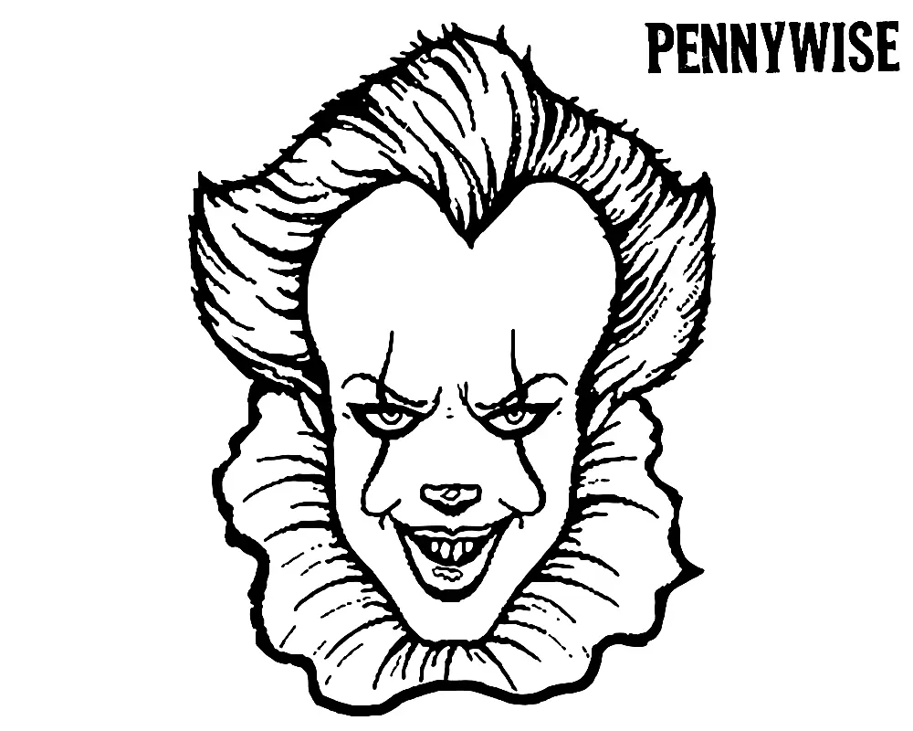 Desenhos de Pennywise Para Colorir 26