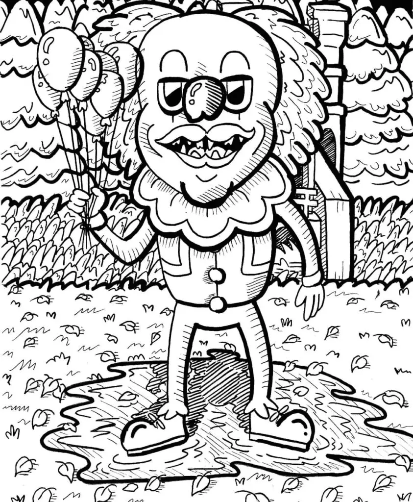 Desenhos de Pennywise Para Colorir 49