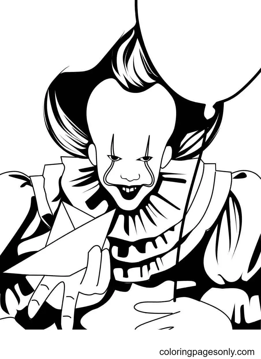 Desenhos de Pennywise Para Colorir 52