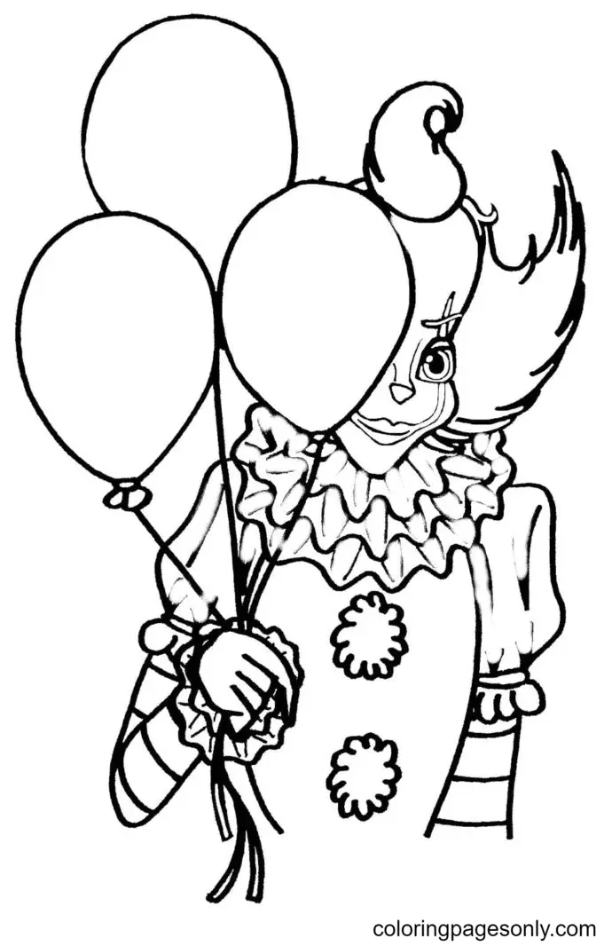 Desenhos de Pennywise Para Colorir 53