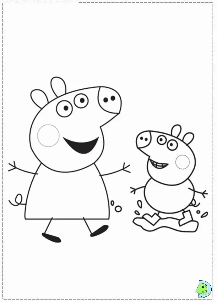 Desenhos de Peppa Pig Para Colorir 19