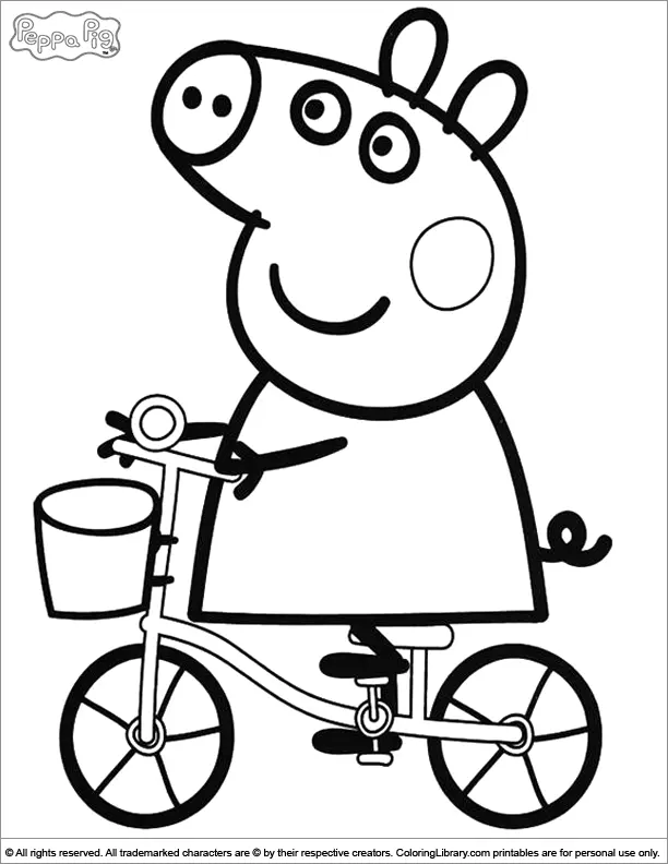 Desenhos de Peppa Pig Para Colorir 3