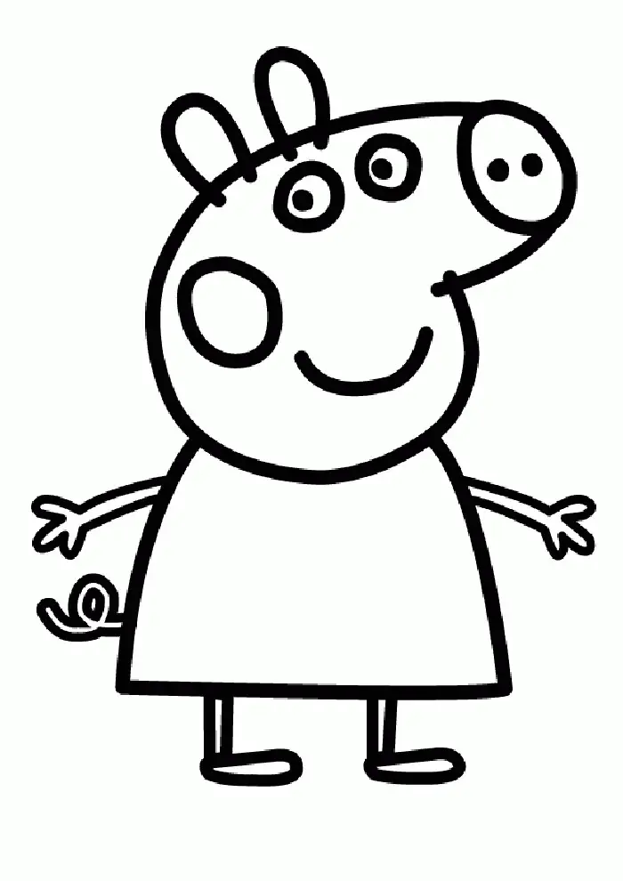 Desenhos de Peppa Pig Para Colorir 30