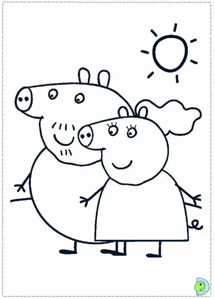 Desenhos de Peppa Pig Para Colorir 40