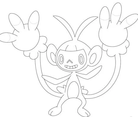 Desenhos de personagens Pokemon Para Colorir 40