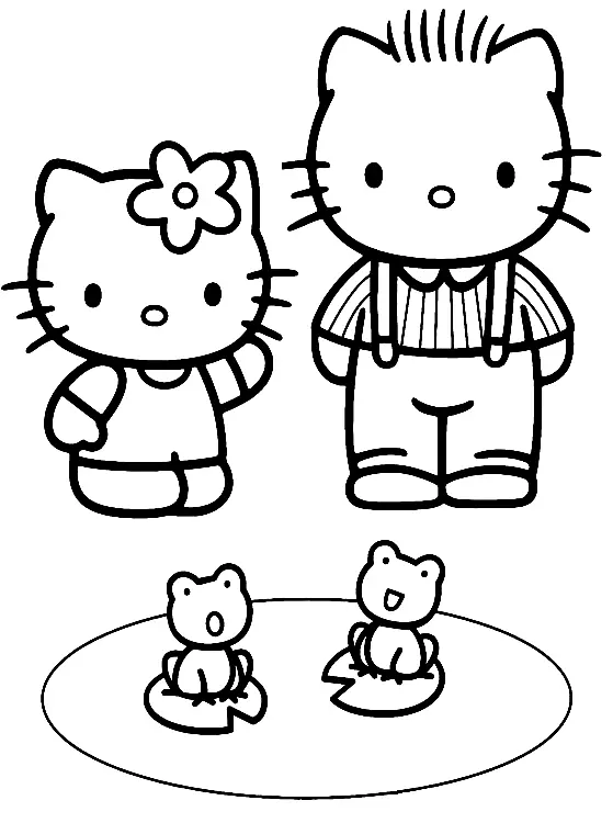 Desenhos de Personagens Sanrio Para Colorir 12