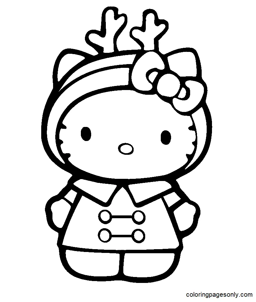 Desenhos de Personagens Sanrio Para Colorir 16